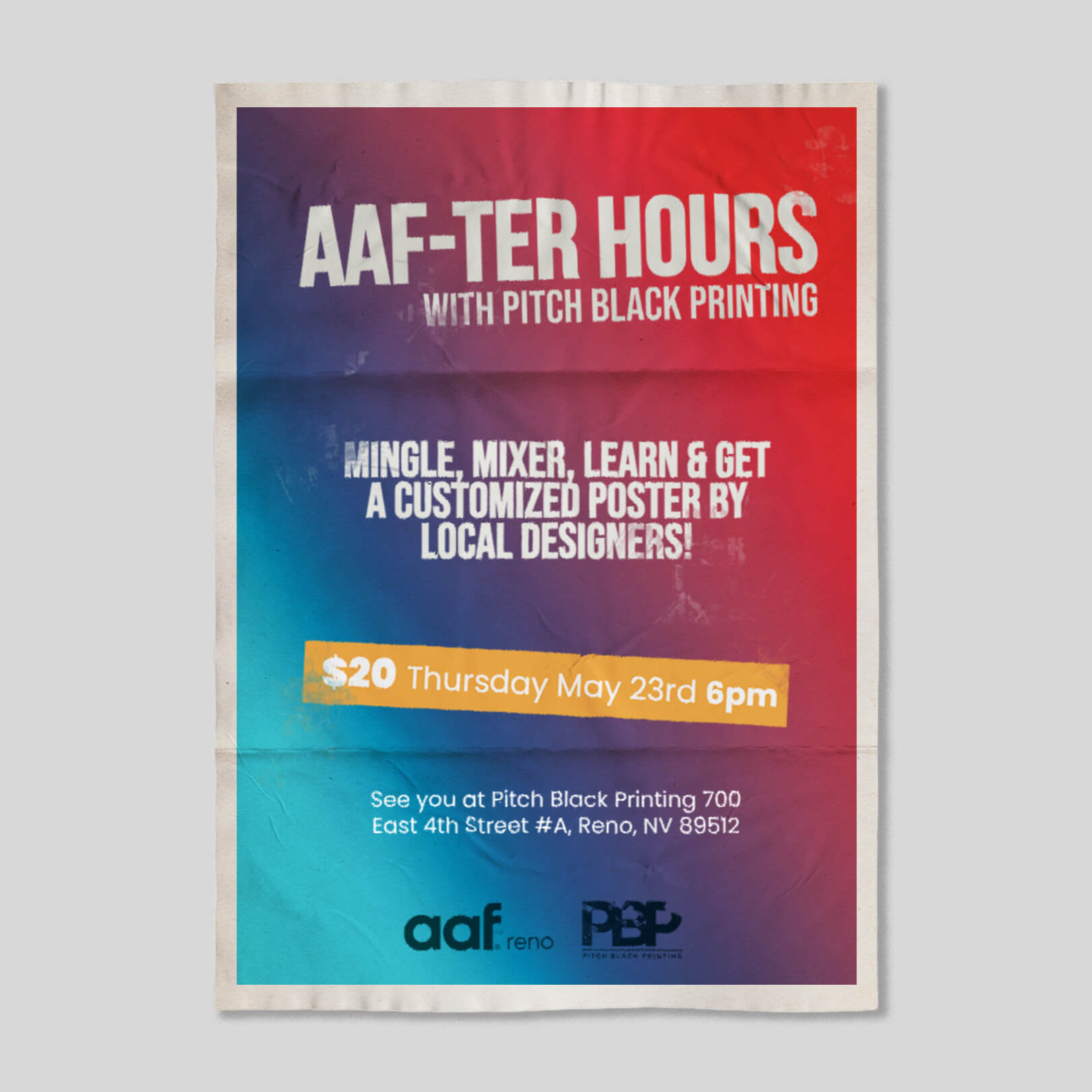 AAF-ter Hours w/ Pitch Black Printing