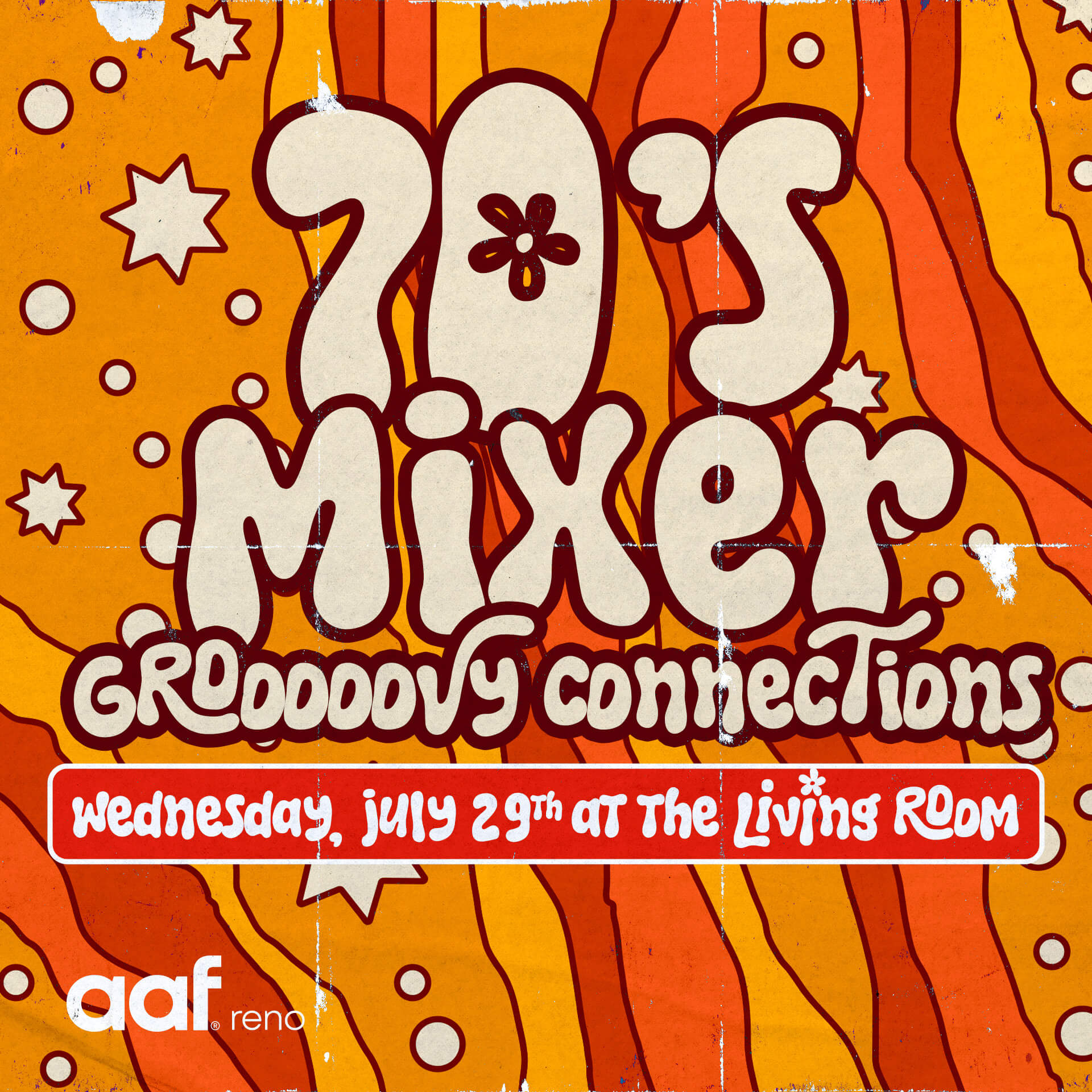 70’s Mixer: Less networking. More net-friending.